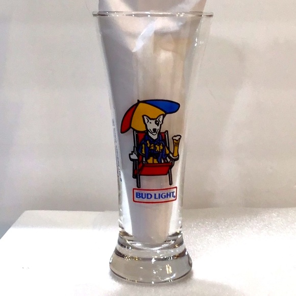 Two Spuds Mackenzie 1987 beer glasses perfect - Picture 3 of 6
